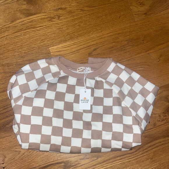 Marine Layer ‘Checkerboard’ Sweatshirt - Picture 3 of 5